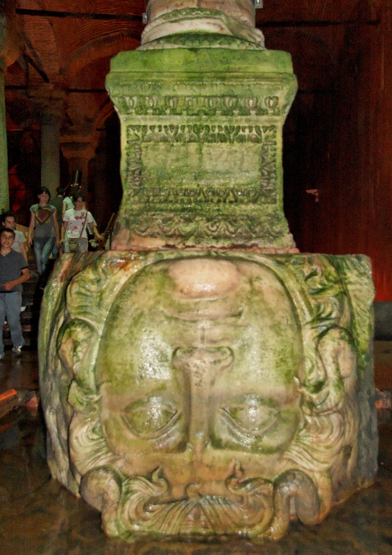 Medusa, Cistern, Istanbul Turkey.jpg - Medusa, Cistern, Istanbul, Turkey
